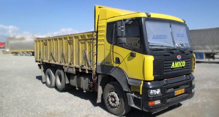 کامیون جفت کانتینر دار